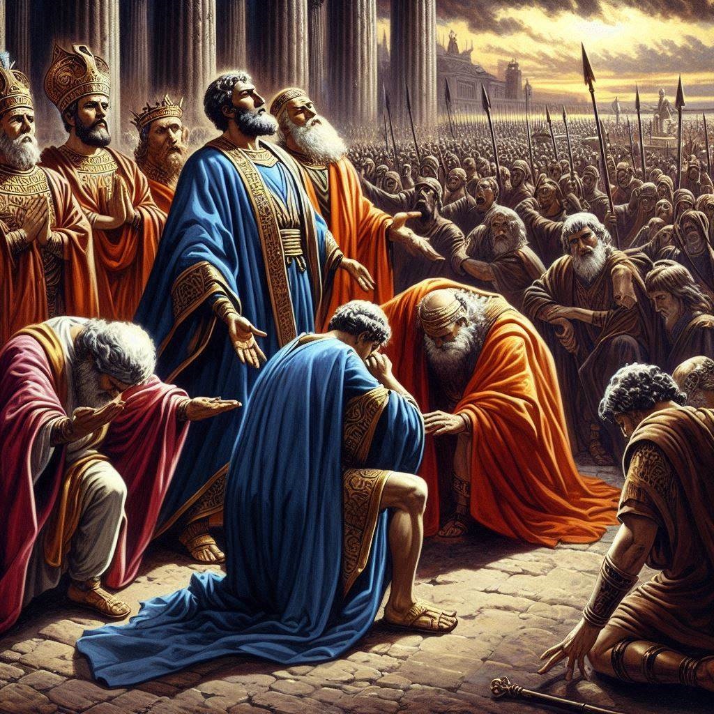 Abednego Refusing to kneel