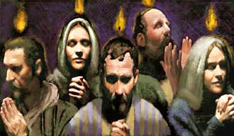 Holy Spirit descending