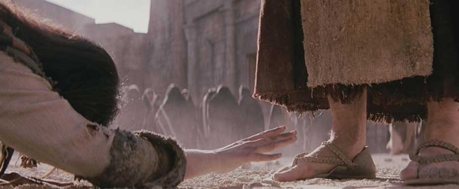 Jesus and woman caught in adultery